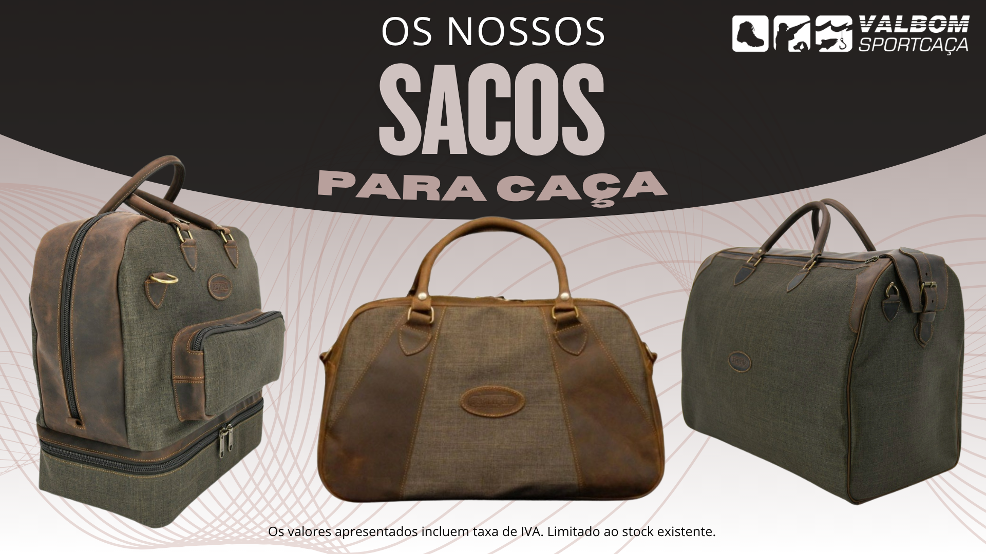 Sacos para caça